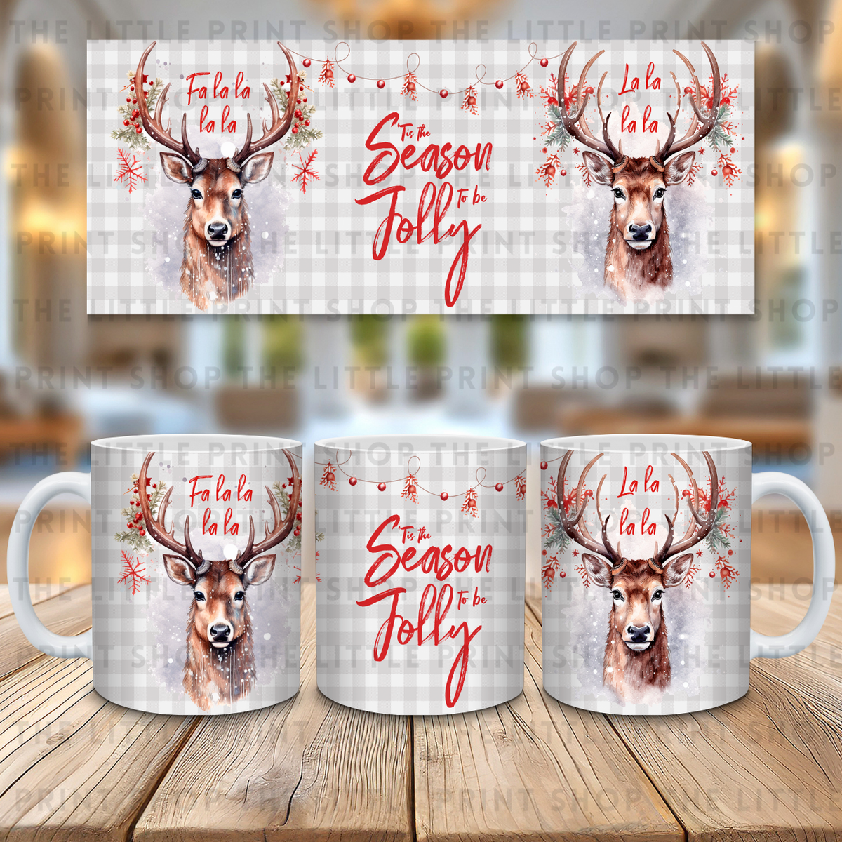 Season To Be Jolly - 11oz Sublimation Wrap