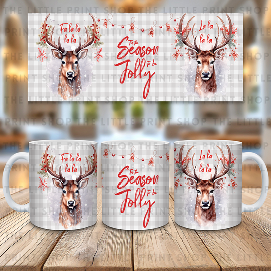 Season To Be Jolly - 11oz Sublimation Wrap