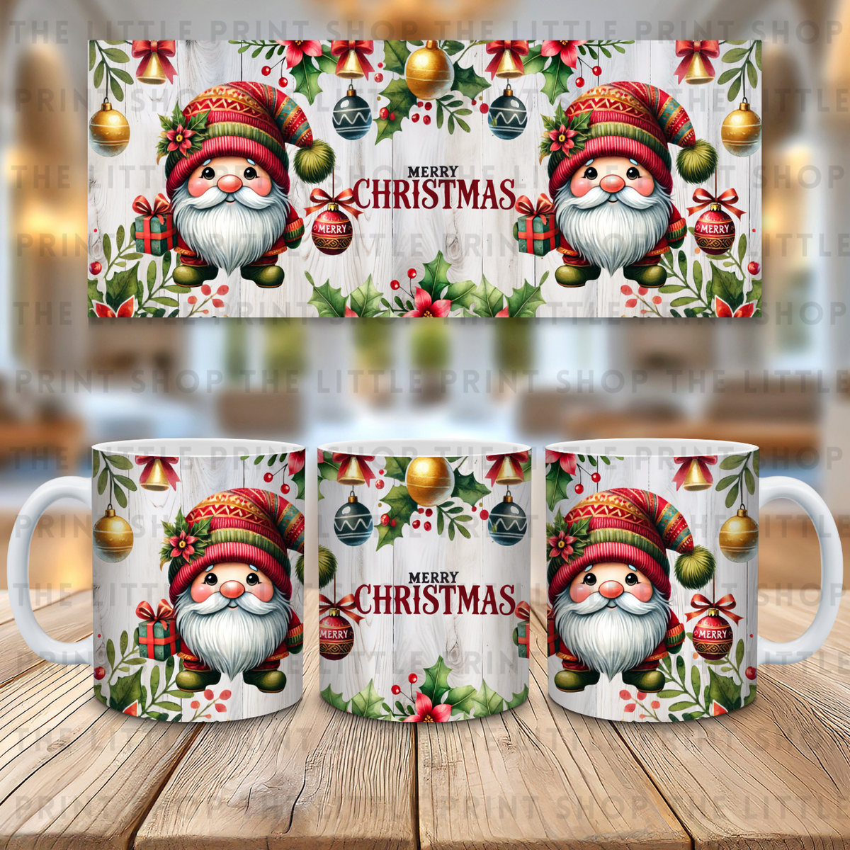 Merry Christmas - 11oz Sublimation Wrap
