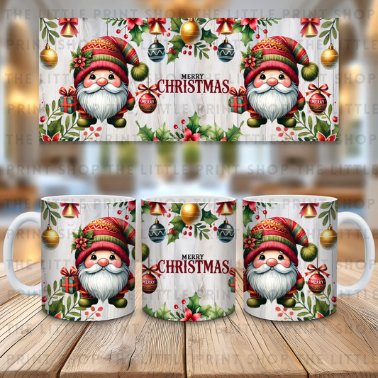 Merry Christmas - 11oz Sublimation Wrap