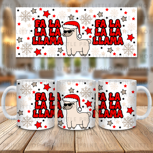 Fa La La - 11oz Sublimation Wrap