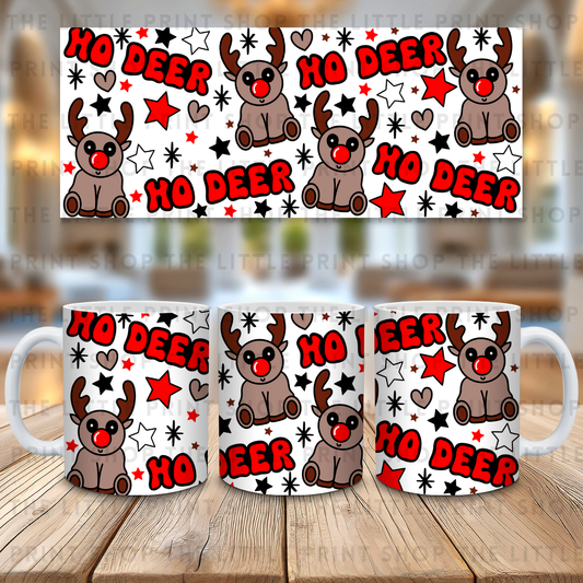 Ho Deer - 11oz Sublimation Wrap
