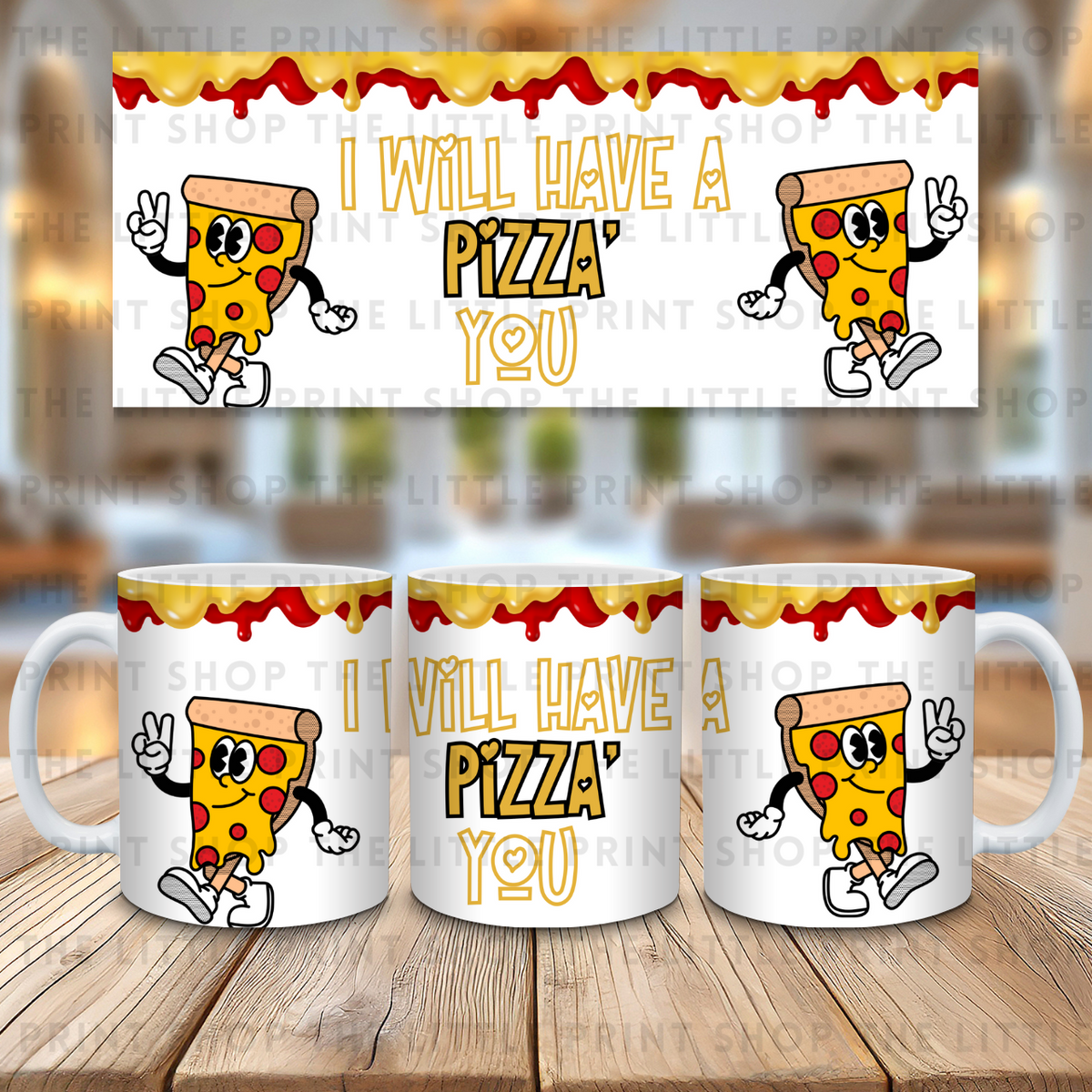 Pizza - 11oz Sublimation Wrap