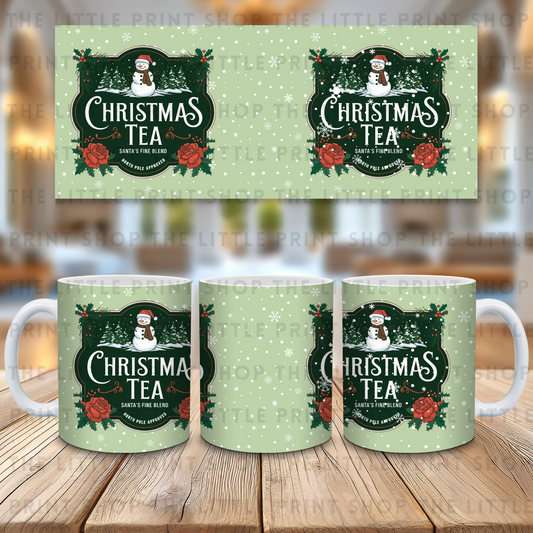 Christmas Tea - 11oz Sublimation Wrap