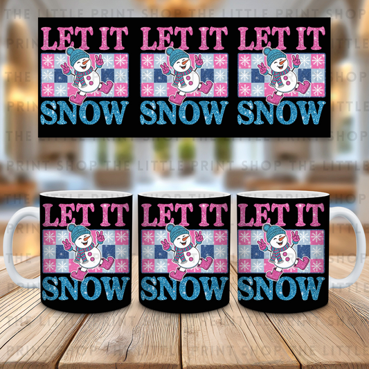 Let It Snow - 11oz Sublimation Wrap