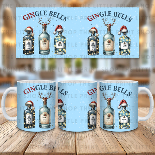 Gingle Bells - 11oz Sublimation Wrap
