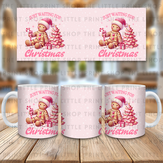 Just Waiting For Christmas - 11oz Sublimation Wrap