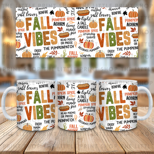 Fall - 11oz Sublimation Wrap