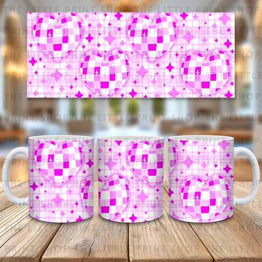 Disco Balls - 11oz Sublimation Wrap