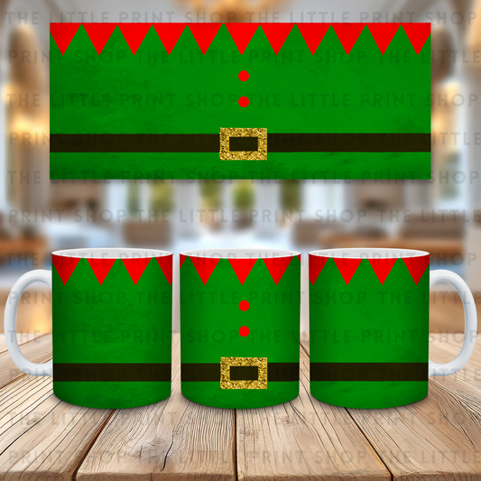 Christmas Elf - 11oz Sublimation Wrap