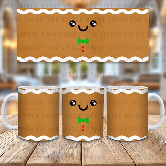 Christmas Gingerbread - 11oz Sublimation Wrap