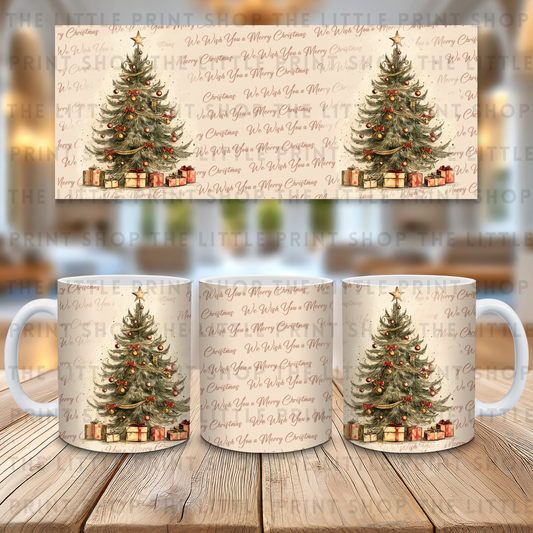Christmas Tree - 11oz Sublimation Wrap