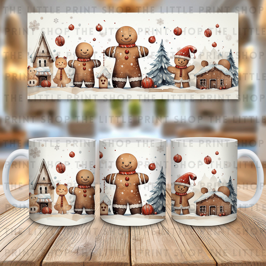 Gingerbread Gang - 11oz Sublimation Wrap