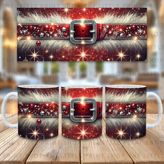 Santa Belt - 11oz Sublimation Wrap
