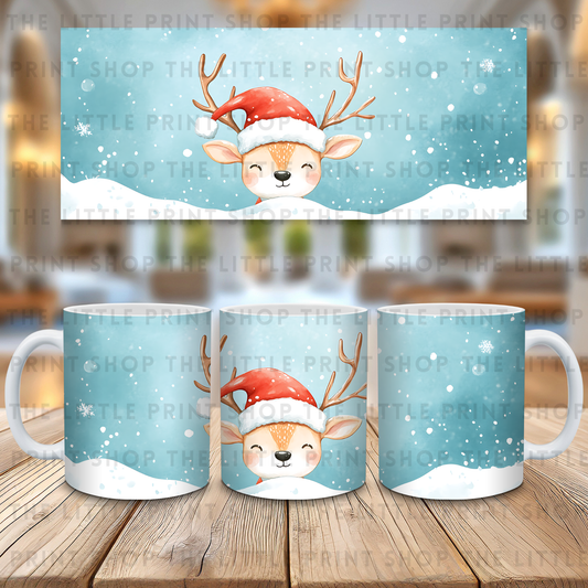 Reindeer - 11oz Sublimation Wrap
