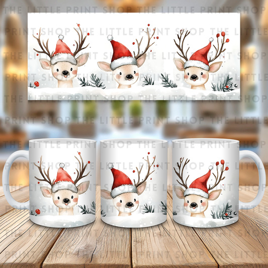 Reindeers - 11oz Sublimation Wrap