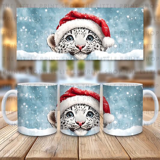 Snow Leopard - 11oz Sublimation Wrap