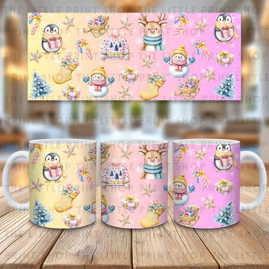 Christmasy - 11oz Sublimation Wrap