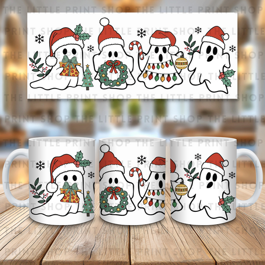 Christmas Ghosts - 11oz Sublimation Wrap