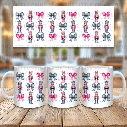 Nutcracker Bows - 11oz Sublimation Wrap