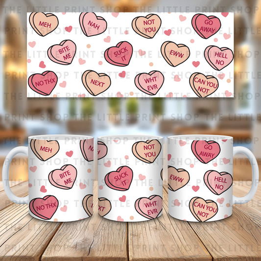 Love Hearts - 11oz Sublimation Wrap