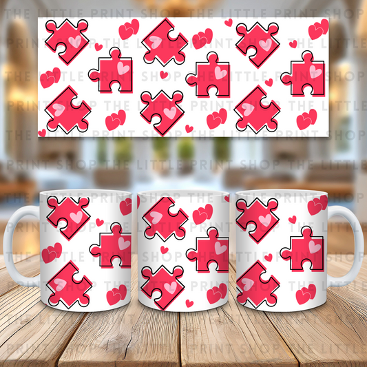 Puzzle Piece - 11oz Sublimation Wrap