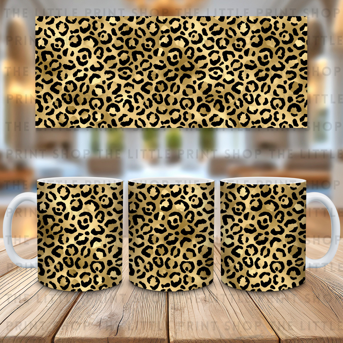 Leopard Print - 11oz Sublimation Wrap