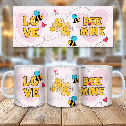 Bee Mine - 11oz Sublimation Wrap