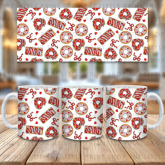 Valentines Biscuits - 11oz Sublimation Wrap
