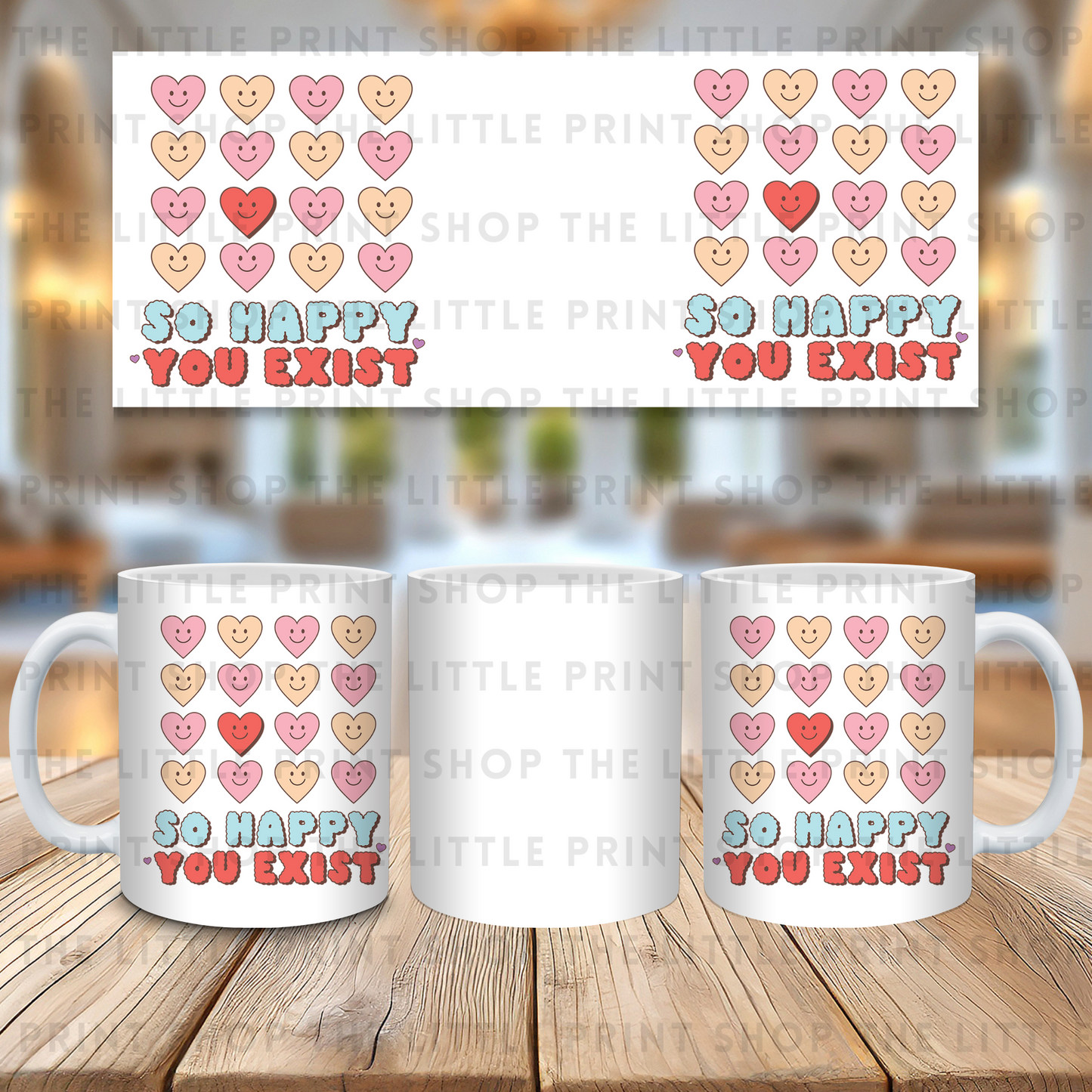 Happy - 11oz Sublimation Wrap