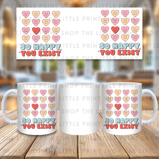 Happy - 11oz Sublimation Wrap