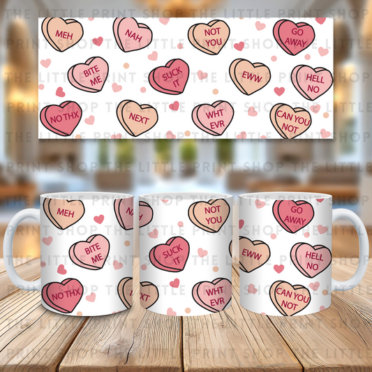 Hearts - 11oz Sublimation Wrap