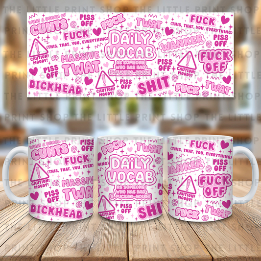 Daily Vocab - 11oz Sublimation Wrap