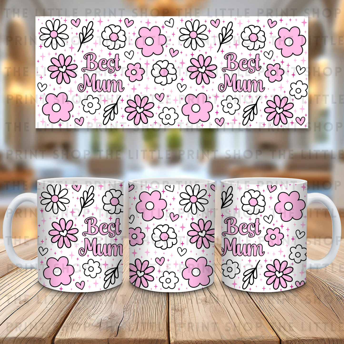Best Mum - 11oz Sublimation Wrap