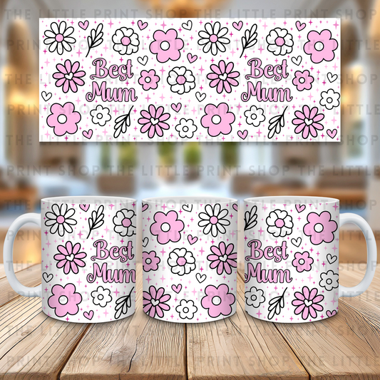 Best Mum - 11oz Sublimation Wrap