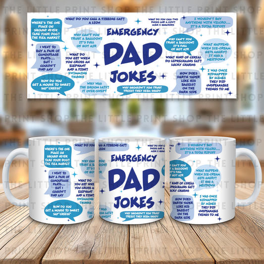 Dad Jokes - 11oz Sublimation Wrap