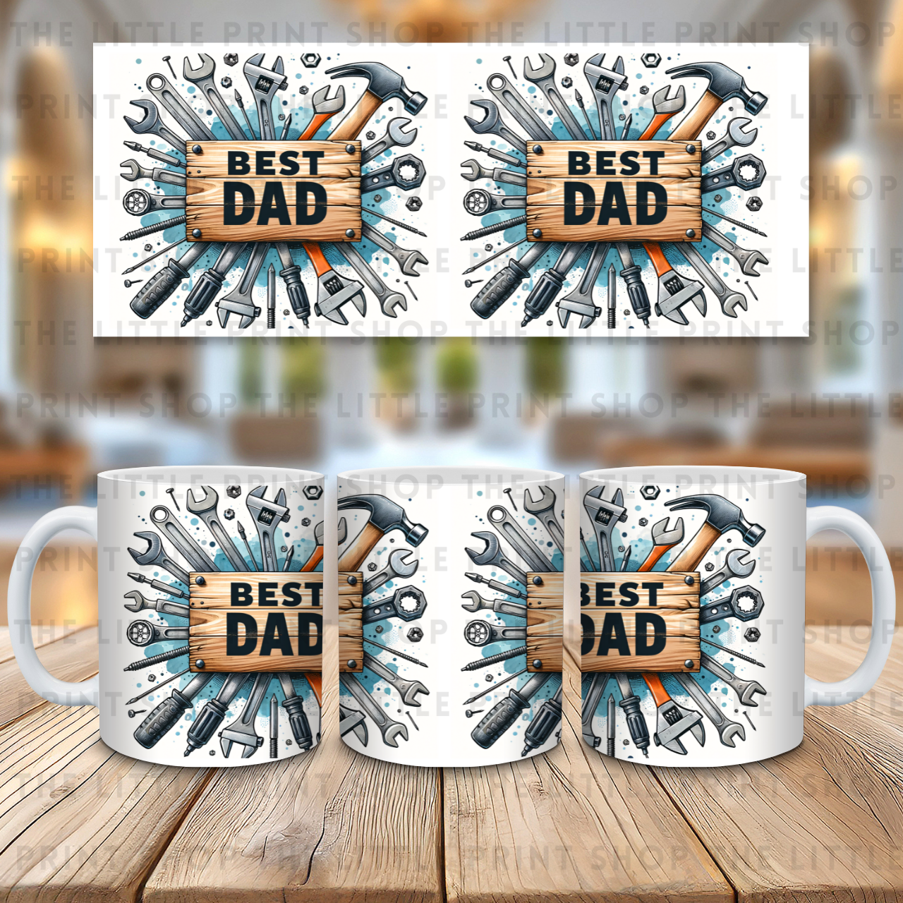 Best Dad - 11oz Sublimation Wrap