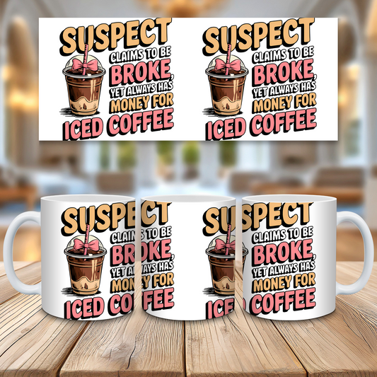 Iced Coffee - 11oz Sublimation Wrap