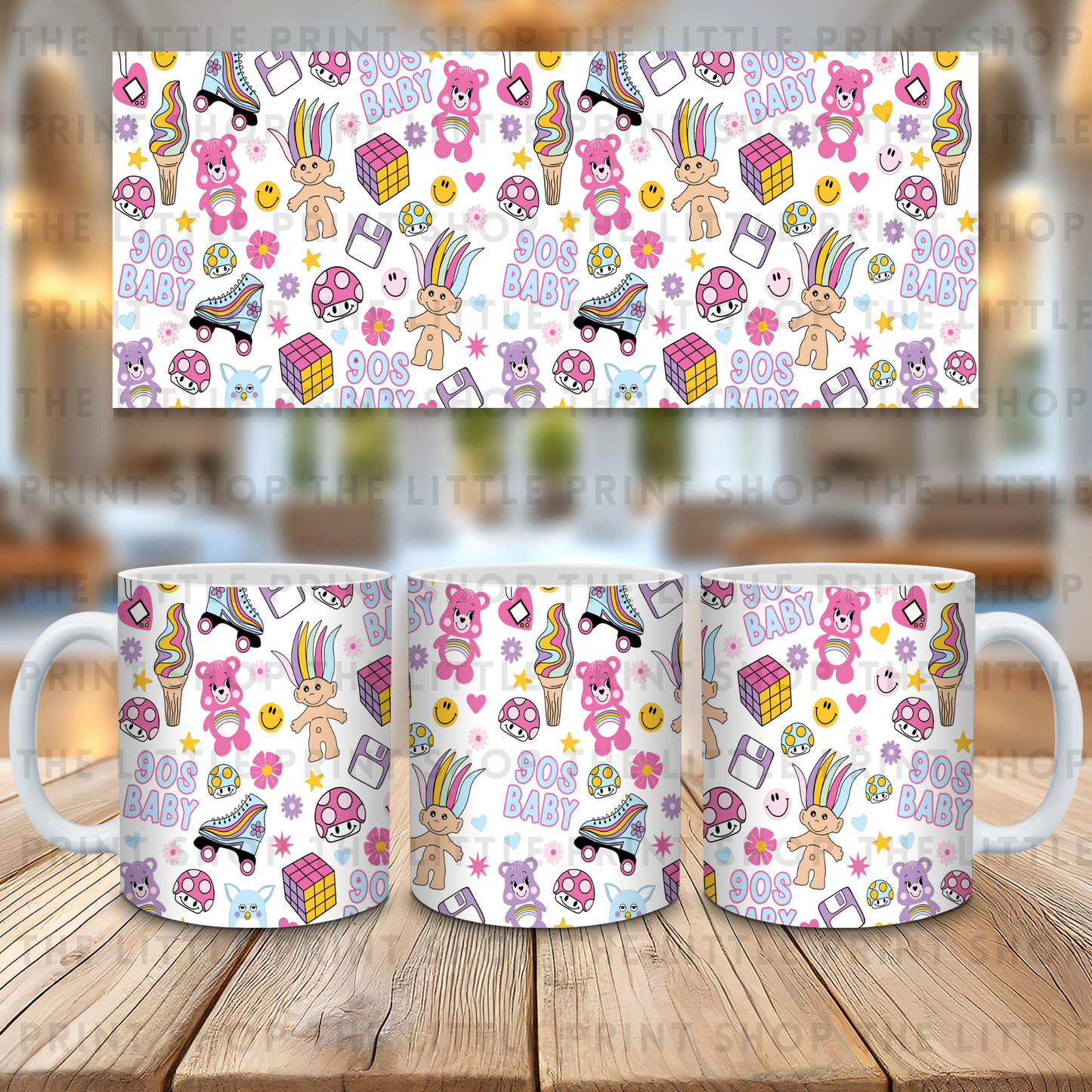 90s Baby - 11oz Sublimation Wrap