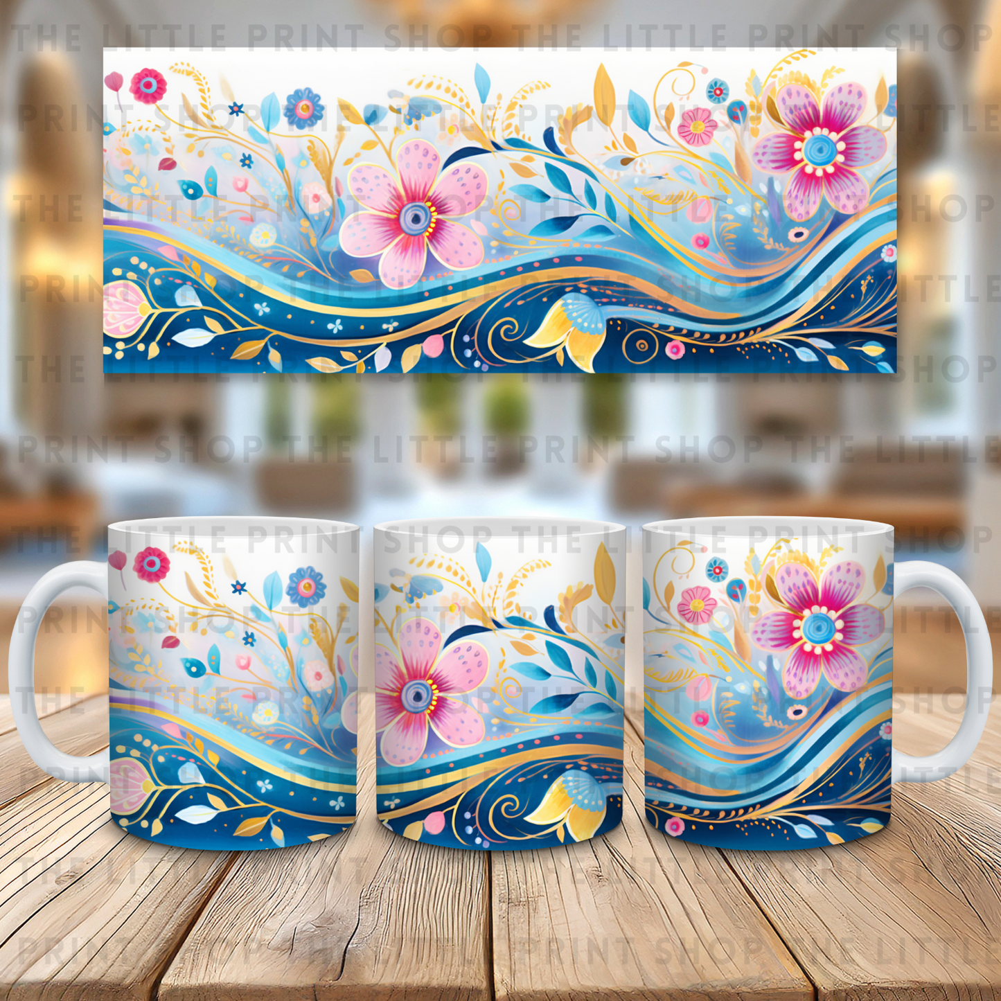 Swirls - 11oz Sublimation Wrap