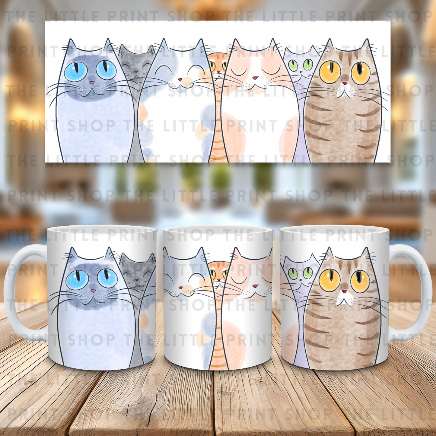 Cats - 11oz Sublimation Wrap