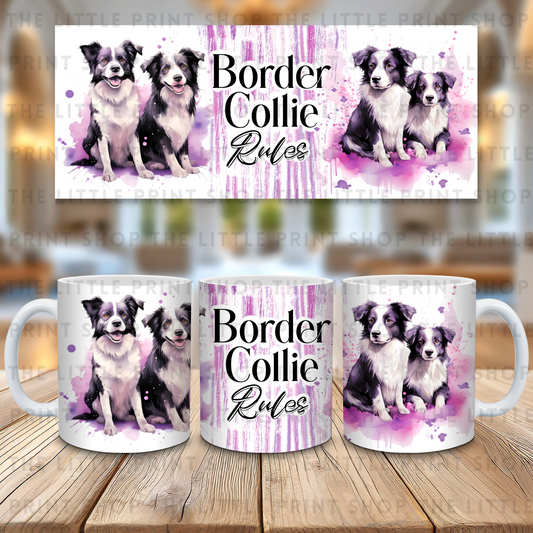 Border Collie - 11oz Sublimation Wrap
