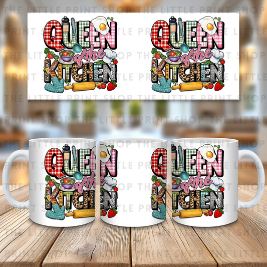 Queen Of The Kitchen - 11oz Sublimation Wrap