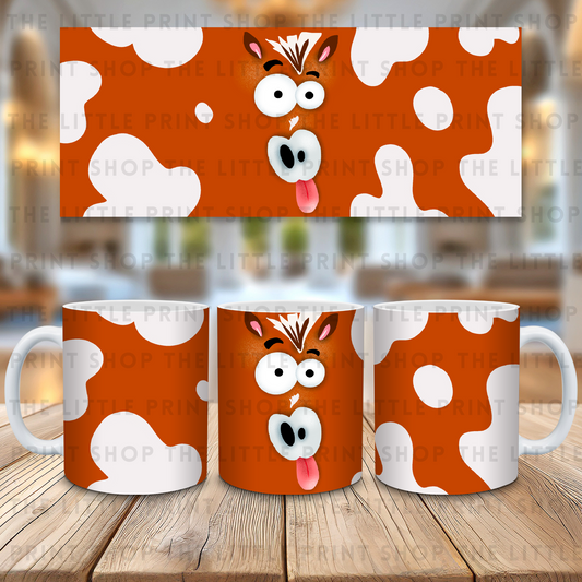 Giraffe Splat - 11oz Sublimation Wrap
