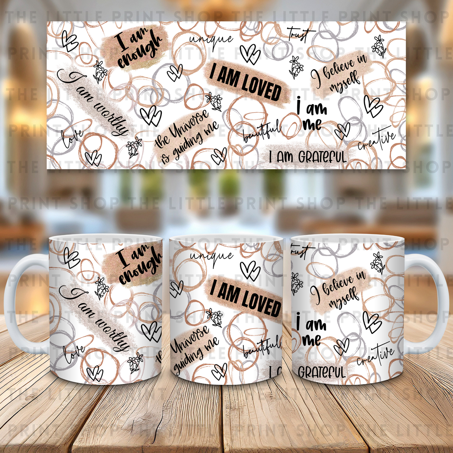 I Am Loved - 11oz Sublimation Wrap