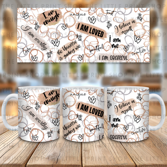 I Am Loved - 11oz Sublimation Wrap