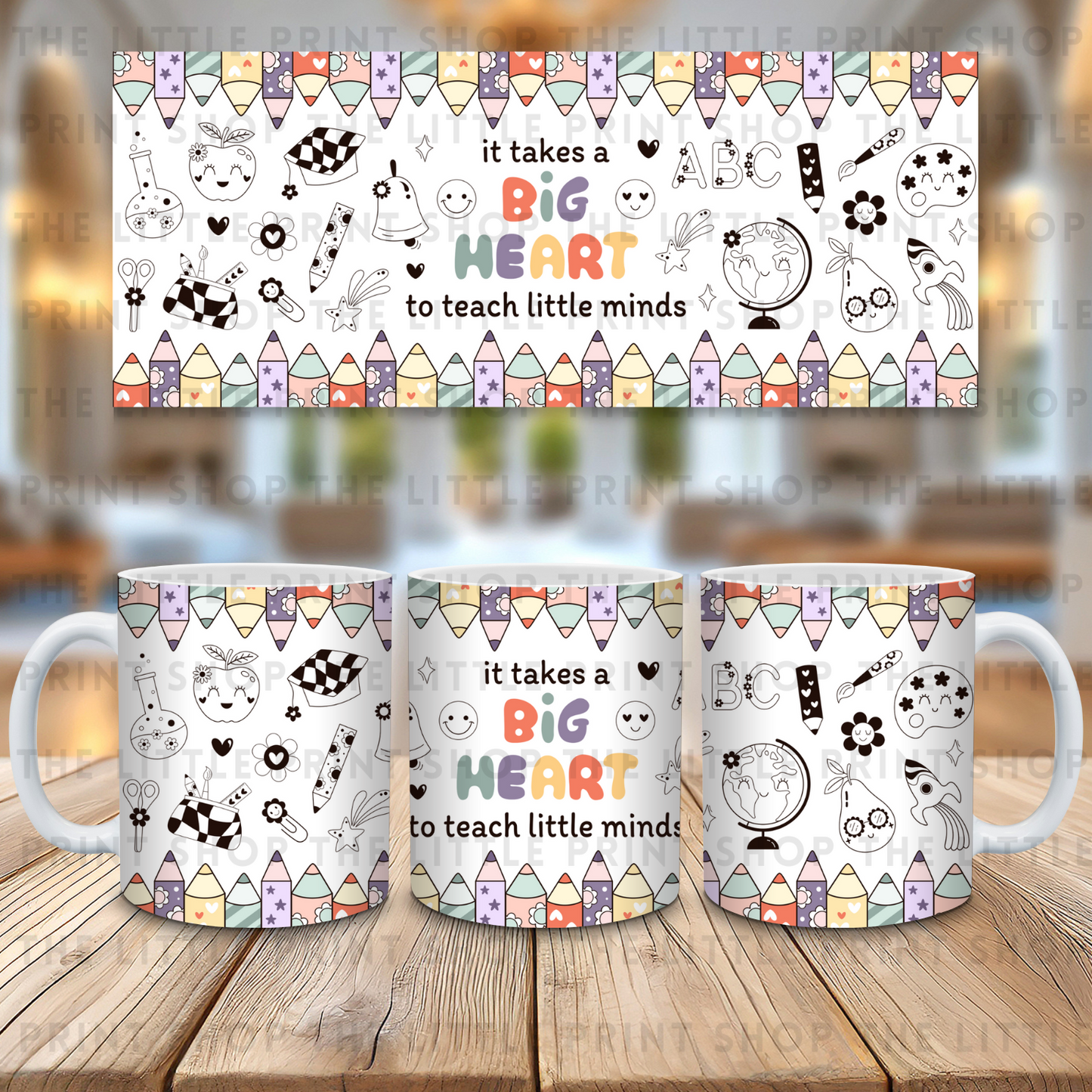 Big Heart - 11oz Sublimation Wrap