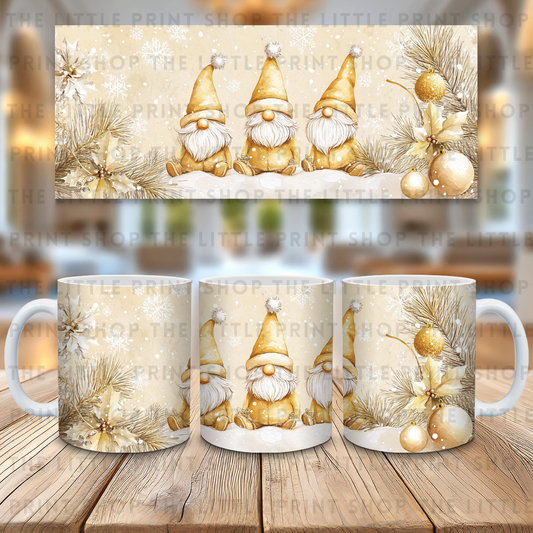 Gold Gonks - 11oz Sublimation Wrap