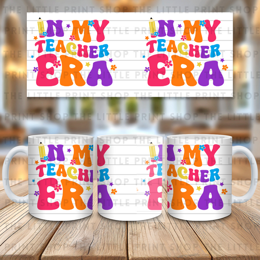 Teacher Era - 11oz Sublimation Wrap