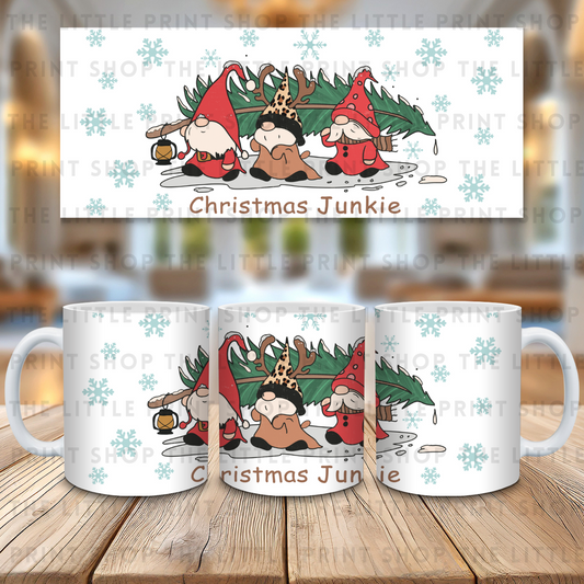 Christmas Junkie - 11oz Sublimation Wrap